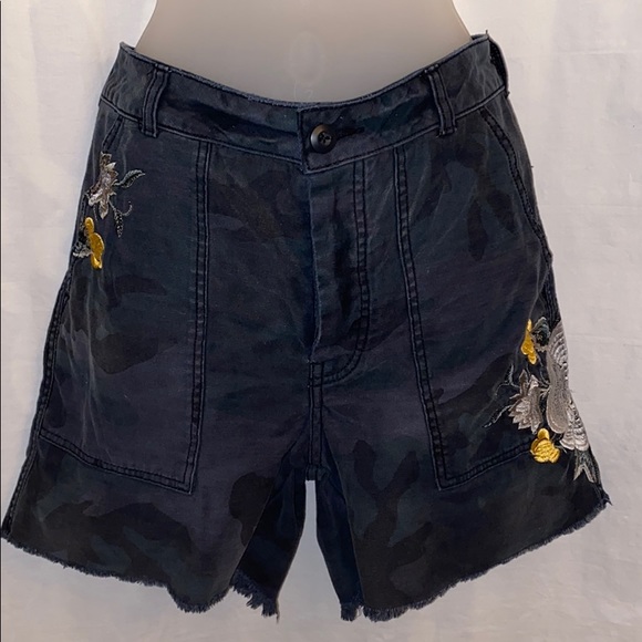 Free People Embroidered Scout Shorts - Picture 3 of 9